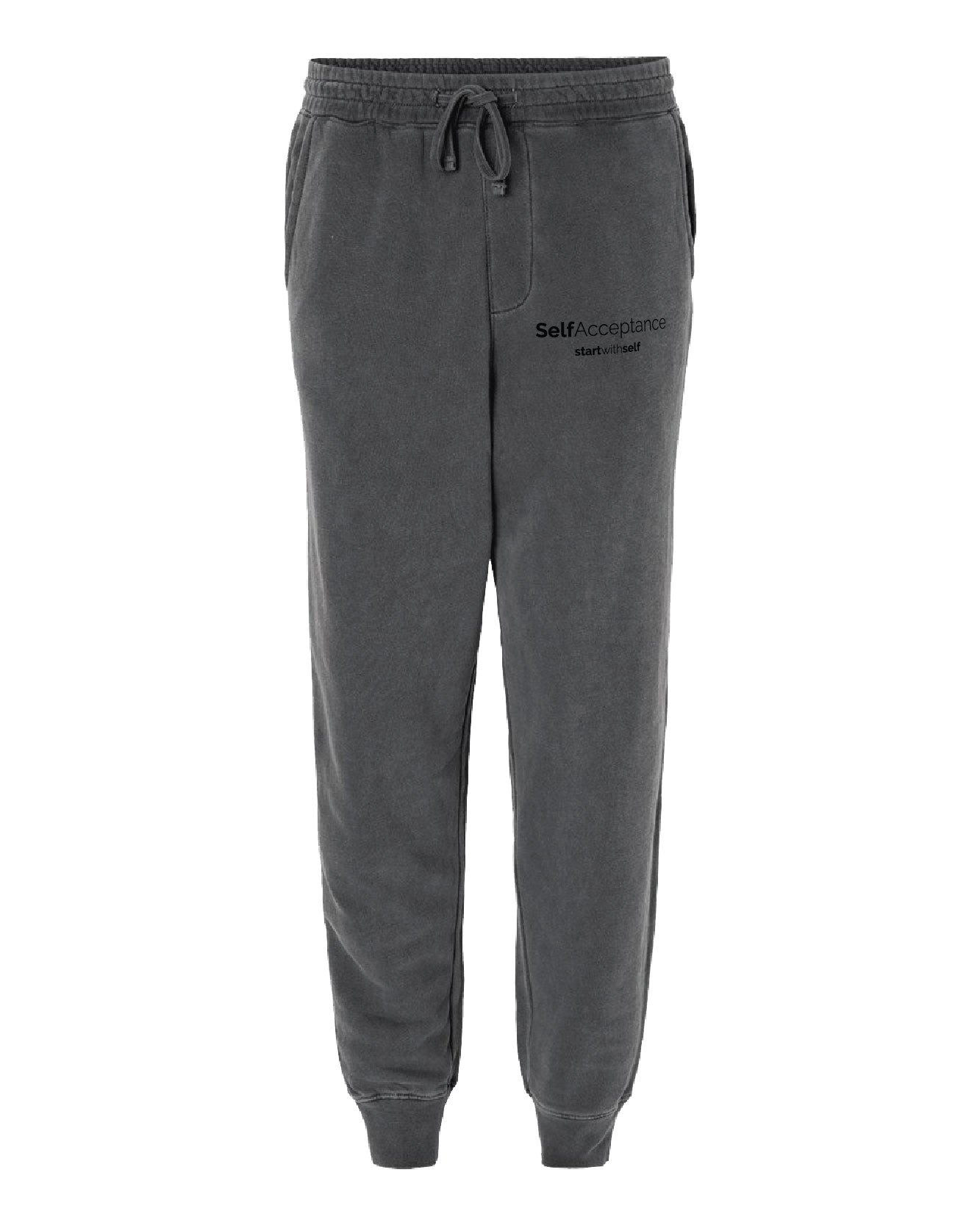 Self Acceptance Pigment Black Jogger