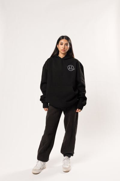 No Name No Face black hoodie
