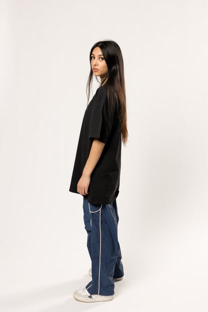 piece by piece black tee