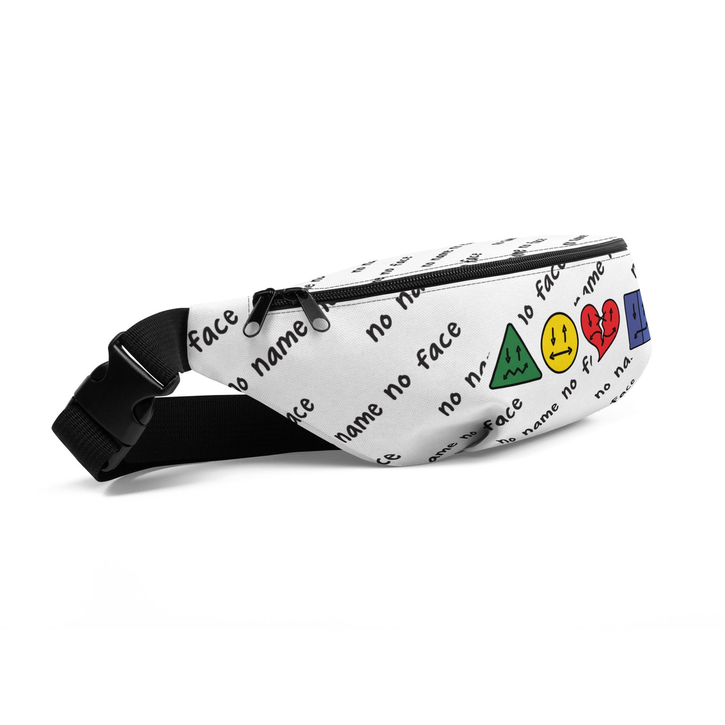 piece by piece fanny pack white